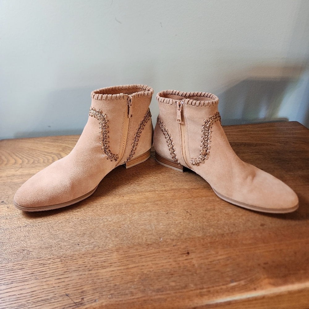 Jack Rogers Suede Leather Booties - Picture 3 of 6